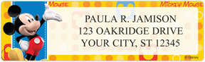 Mickey Fun-Tastic Address Labels