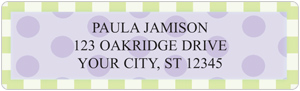 Delicious Dots Address Labels