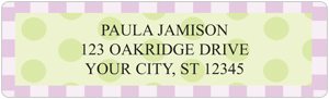 Delicious Dots Address Labels