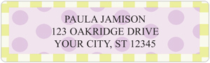 Delicious Dots Address Labels