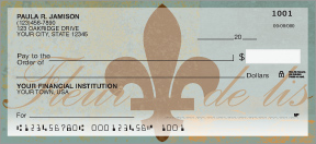Fleur de Lis Checks