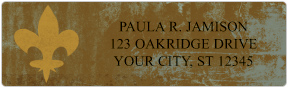 Fleur de Lis Address Labels