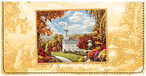 Country Churches Checkbook Cover