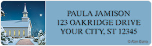 Country Churches Address Labels