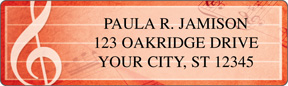 Melody Address Labels