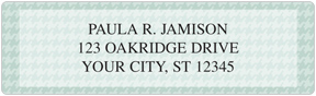 Houndstooth Address Labels