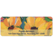 Artistic Blooms Address Labels