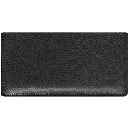 Black Leather Checkbook Cover