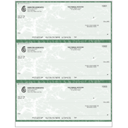 Laser 3 to a Page Check - Green Marble